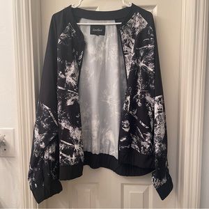 Torrid (Love Sick) Black & White Bomber Jacket